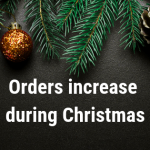 Number of parcels during Christmas had an increase of 190%