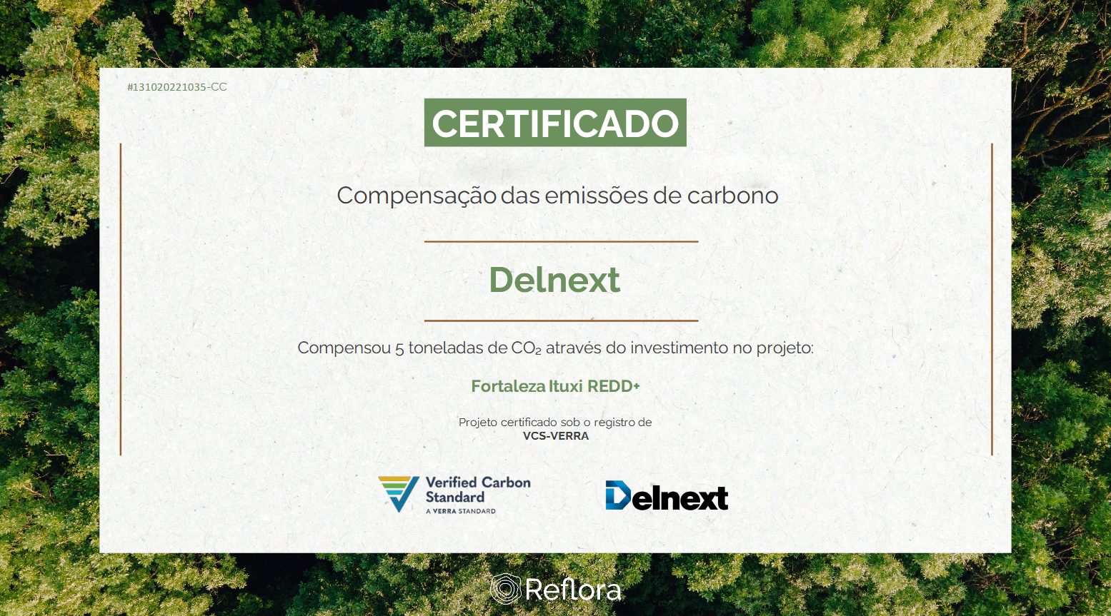 Green Delivery Certificate